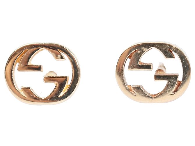 Orecchini Gucci Interlocking G Gioielli 750(YG) 2.1g D'oro