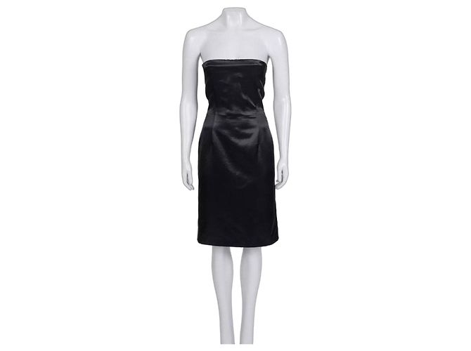Autre Marque Vestido mini bustier negro McQ by Alexander McQueen IT 40 S