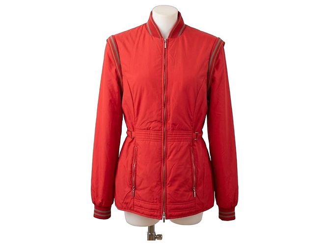 Philosophy di Alberta Ferretti rote Steppjacke aus Nylon