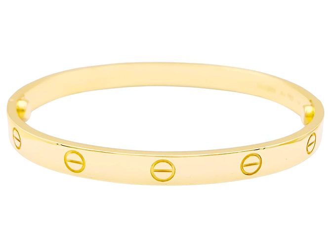 Bracciale Cartier, "Love" classico, oro giallo.