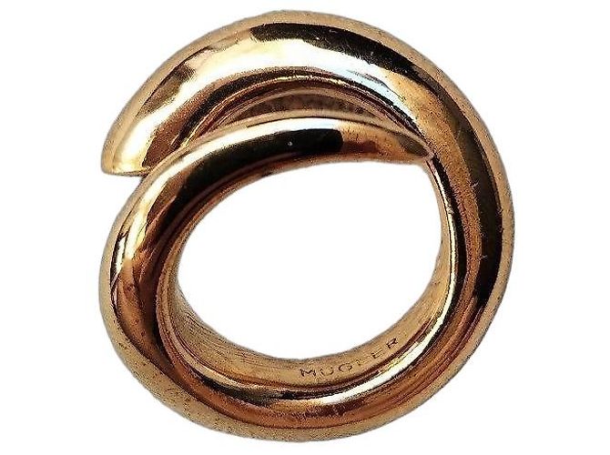 Thierry Mugler Anel Mugler dourado
