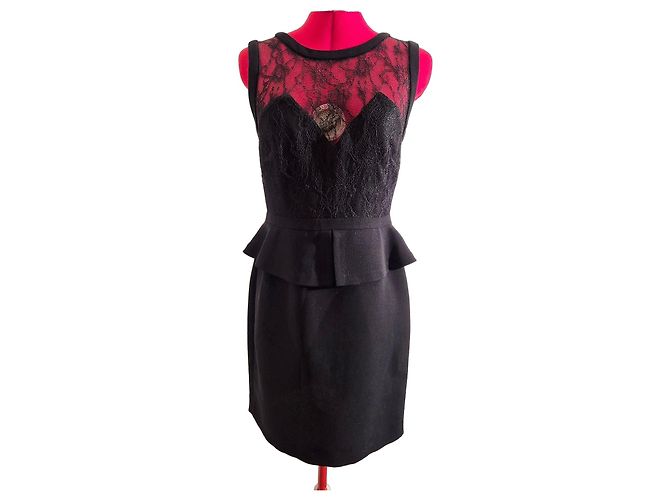 Sandro schwarzes Kleid T2 neu