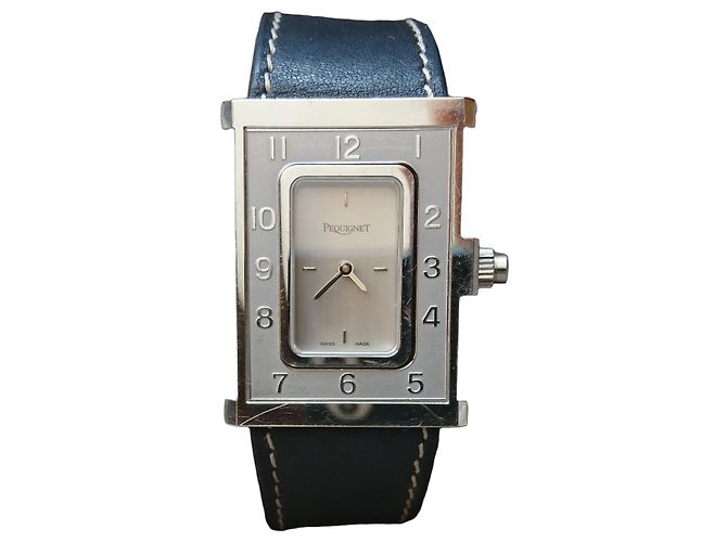 Relógio de quartzo Emile Pequignet Caméléone ref. 0945 Swiss Made Prata Hardware prateado