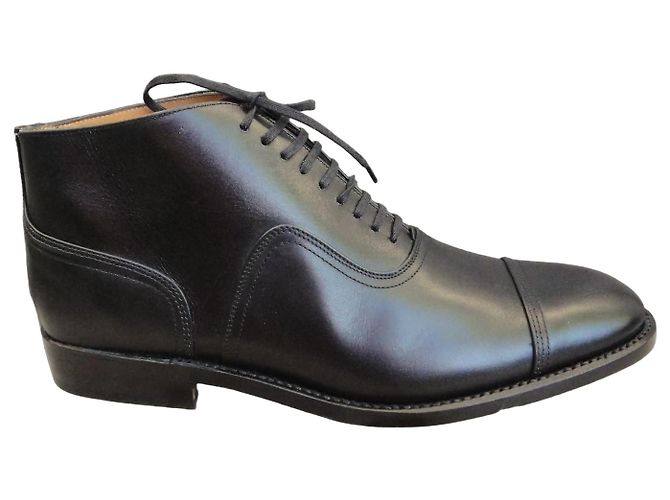 Autre Marque Botines Unic de cuero negro
