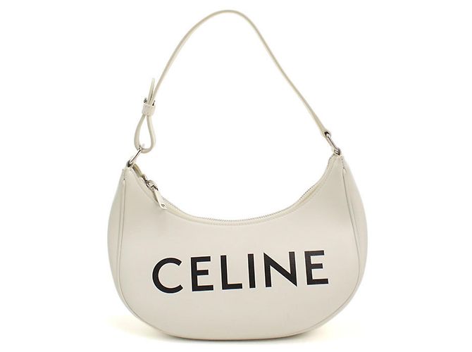 Céline Bolsa Semi-Shoulder Celine Branco