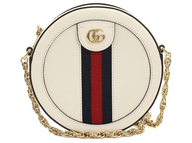 Bolsa de Ombro Gucci Ophidia Branco