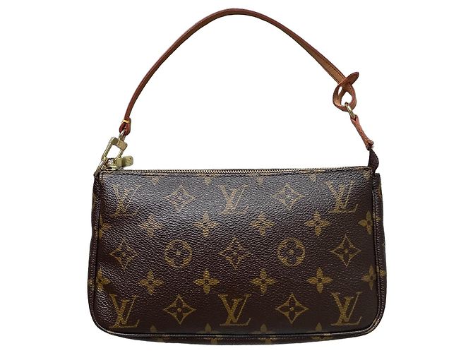 Louis Vuitton Monogram Pochette Accessoires Braun