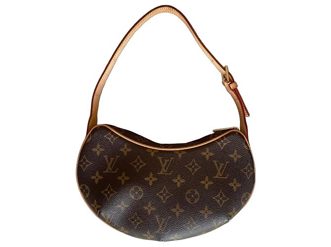Louis Vuitton Pochette Croissant PM Monogram Marrone