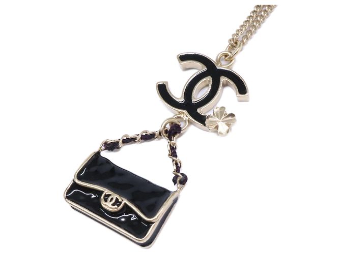 Collana Chanel B12A Matelassé Nero