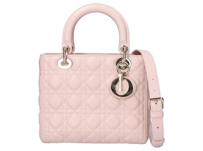 Christian Dior Lady Medium Cannage Handtasche Beige