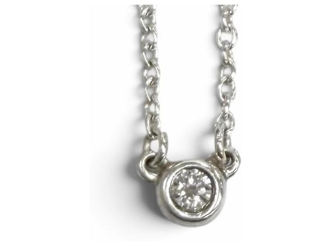 Autre Marque Collana Tiffany & Co. Elsa Peretti Diamond by the Yard Argento