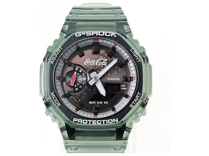 Relógio Casio G-SHOCK Série 2100 Colaboração Coca-Cola