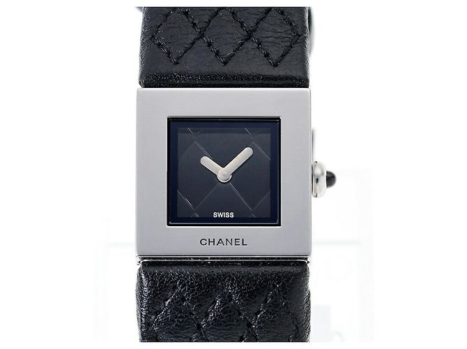 Relógio Chanel Matelassé H0116 Black Quartz