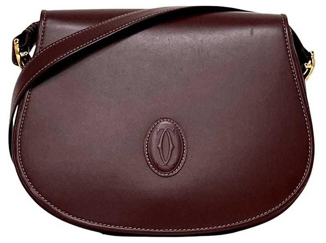 Borsa a tracolla Cartier Must Bordò