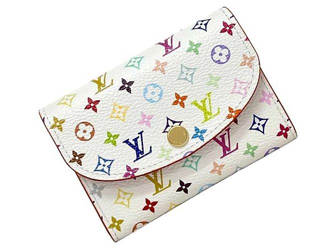 Louis Vuitton Bi-fold Geldbörse Weiß