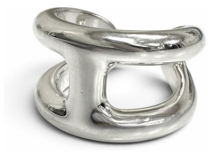 Ring Hermès Anillo Hermes Osmo's PM AG925 Silver Plata