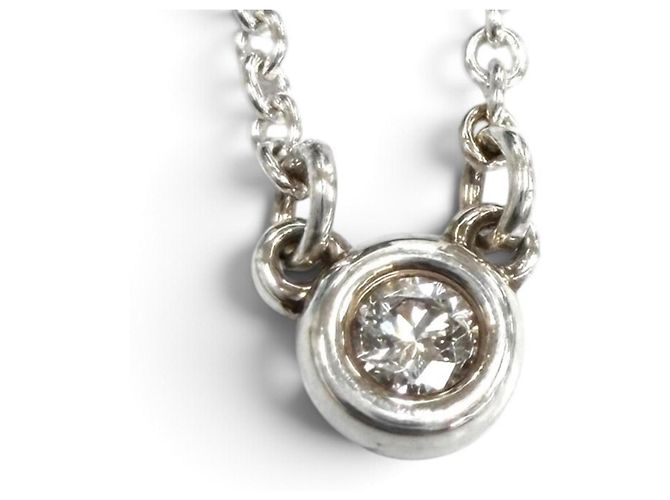 Autre Marque Collana Tiffany & Co. Silver Diamond By The Yard Argento