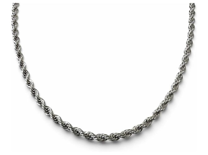 Autre Marque Collar Tiffany & Co. SV925 Twist Chain Plata