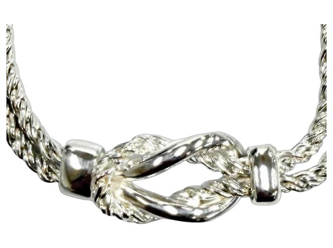 Autre Marque Collana Tiffany & Co. 925 Center Knot Argento