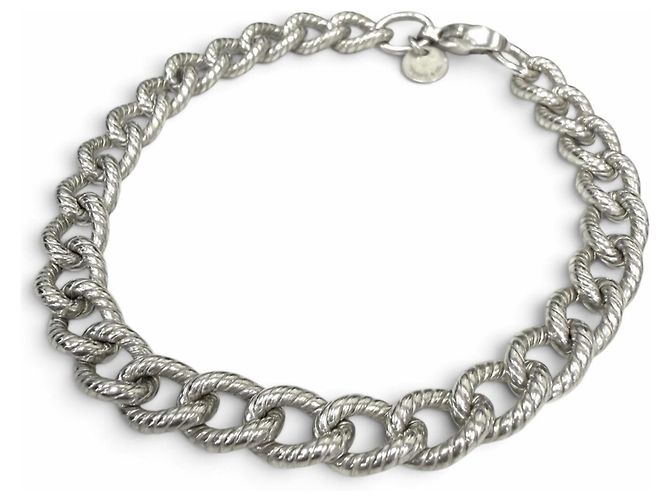 Autre Marque Bracciale Tiffany Vintage 925 Twisted Rope Argento
