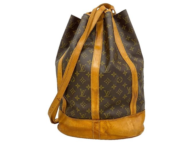 Bolsa de Ombro Louis Vuitton Monogram Randonee GM Marrom