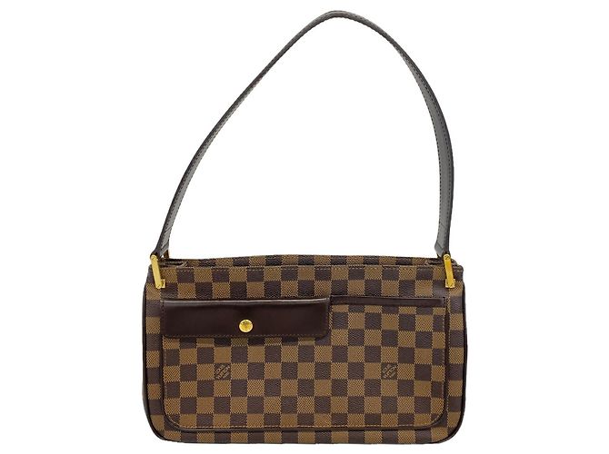 Borsa a tracolla Louis Vuitton Damier Aubagne Damier ebene