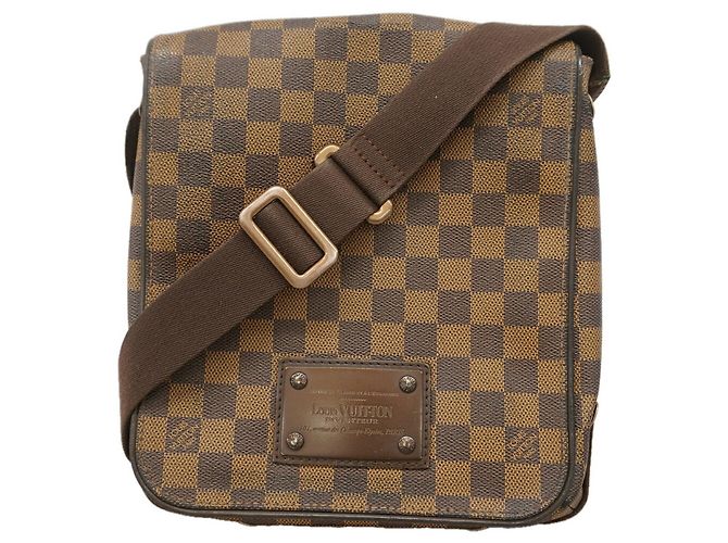 Borsa a tracolla Louis Vuitton Damier Brooklyn PM Damier ebene