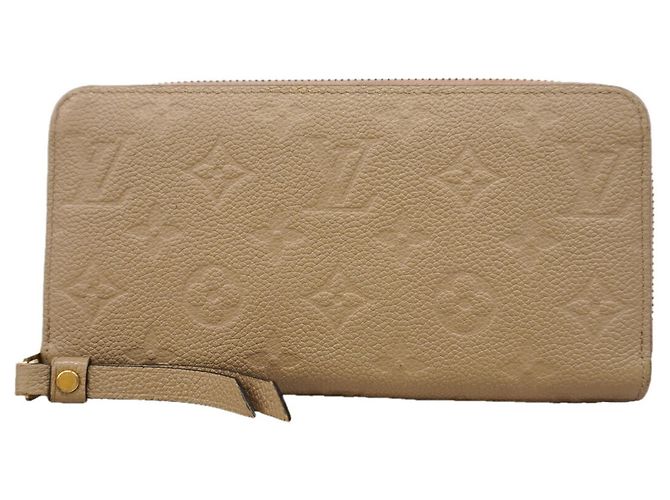 Cartera Zippy Louis Vuitton Monogram Empreinte Gris