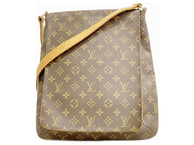 Borsa a tracolla Louis Vuitton Monogram Musette Marrone