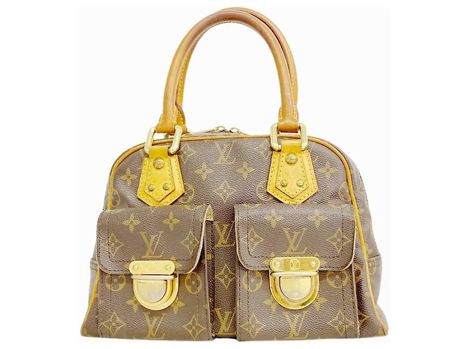 Louis Vuitton Monogram Manhattan PM Handtasche Braun