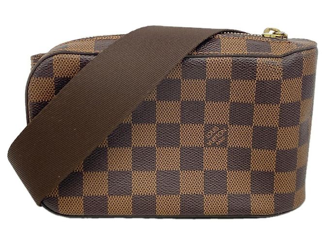 Bolsa Sling Louis Vuitton em Ebene Damier ebene