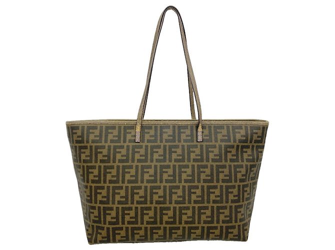 Borsa Tote Fendi Zucca Marrone PVC