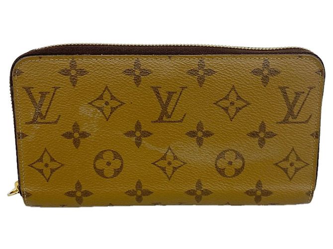 Carteira Longa Zippy Monogram Reverse Louis Vuitton Marrom