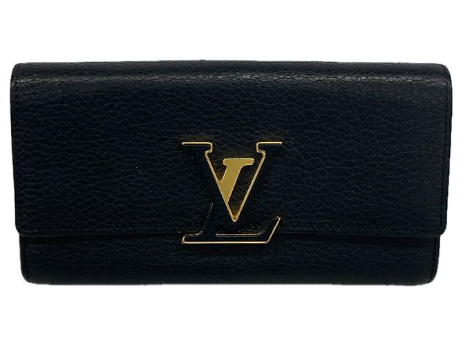 Cartera larga Louis Vuitton en Noir Negro