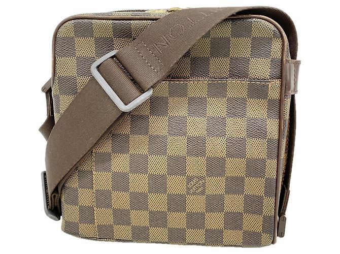 Bolso de hombro Louis Vuitton Damier Olaf PM N41442 Ebene Damier ebene