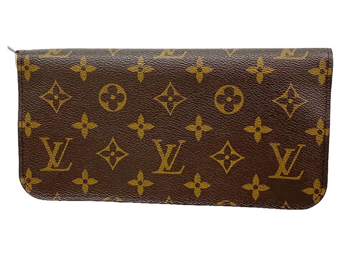 Louis Vuitton Monogram Portefeuille Insolite Long Wallet Vermelho