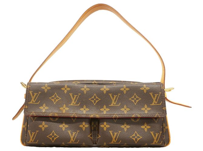 Borsa a tracolla Louis Vuitton Monogram Vivacite MM Marrone