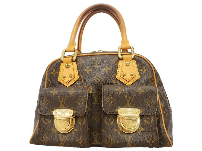Bolsa Louis Vuitton Monogram Manhattan PM Marrom