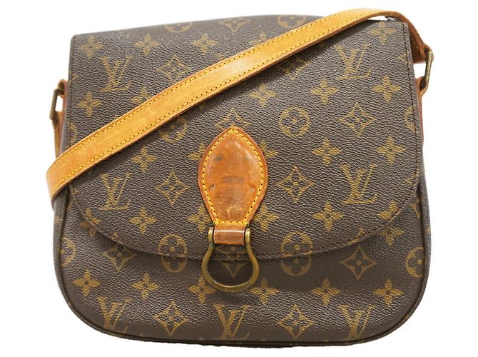 Bolsa de Ombro Louis Vuitton Monogram Saint Cloud GM Marrom