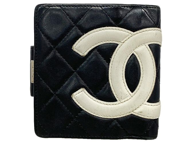 Chanel Cambon Lambskin Wallet Black