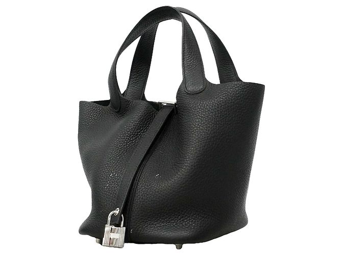 Hermès Sac à main Hermes Picotin Lock PM Noir