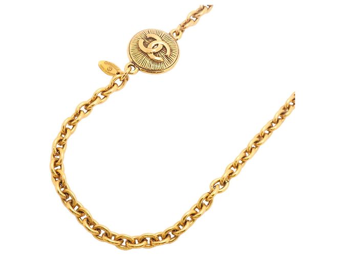 Collana Chanel Coco Mark Circle D'oro