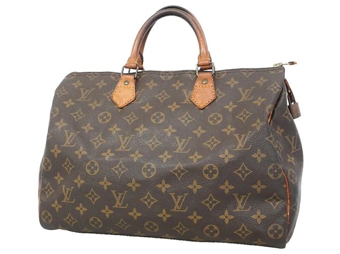 mala Louis Vuitton Monogram Speedy 35 Marrom