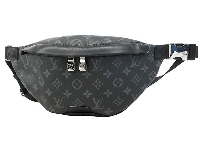 Louis Vuitton Monogram Eclipse Discovery Bum Bag PM Black