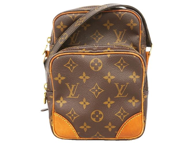 Sac à épaule Louis Vuitton Monogram Amazon Marron