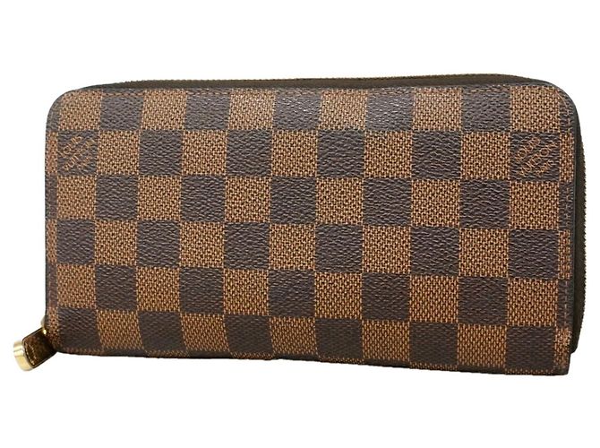 Cartera Louis Vuitton Damier Zippy en Ebene Damier ebene