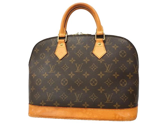 Bolsa de mão Louis Vuitton Alma Monogram M51130 Marrom