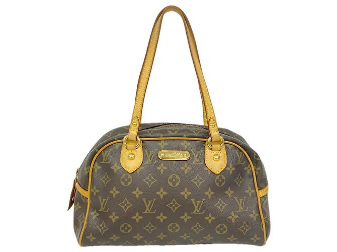 Bolso Louis Vuitton Monogram Montorgueil PM Castaño