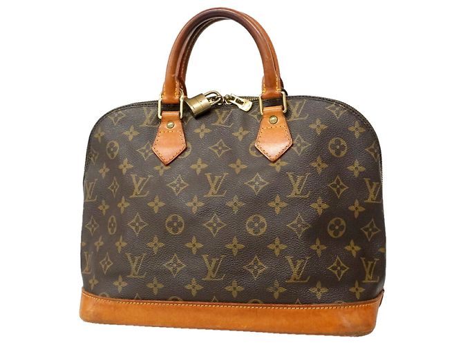 Bolsa de mão Louis Vuitton Alma Monogram - M51130 Marrom
