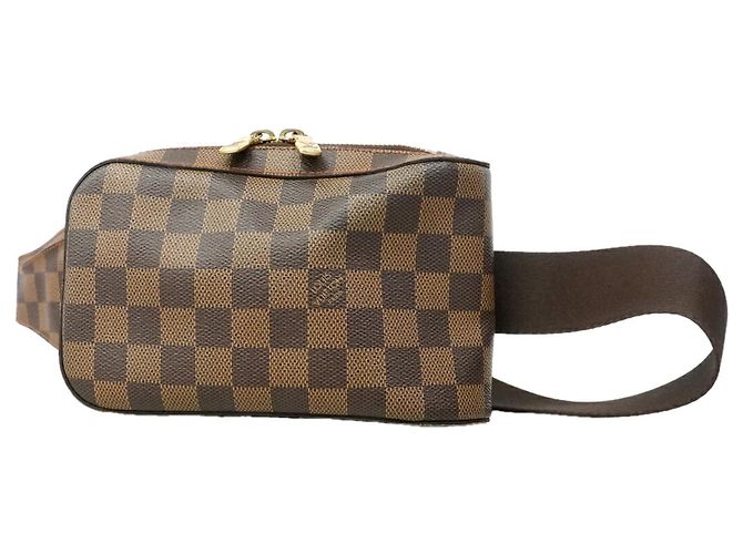 Borsa a tracolla Louis Vuitton Damier Geronimos Damier ebene